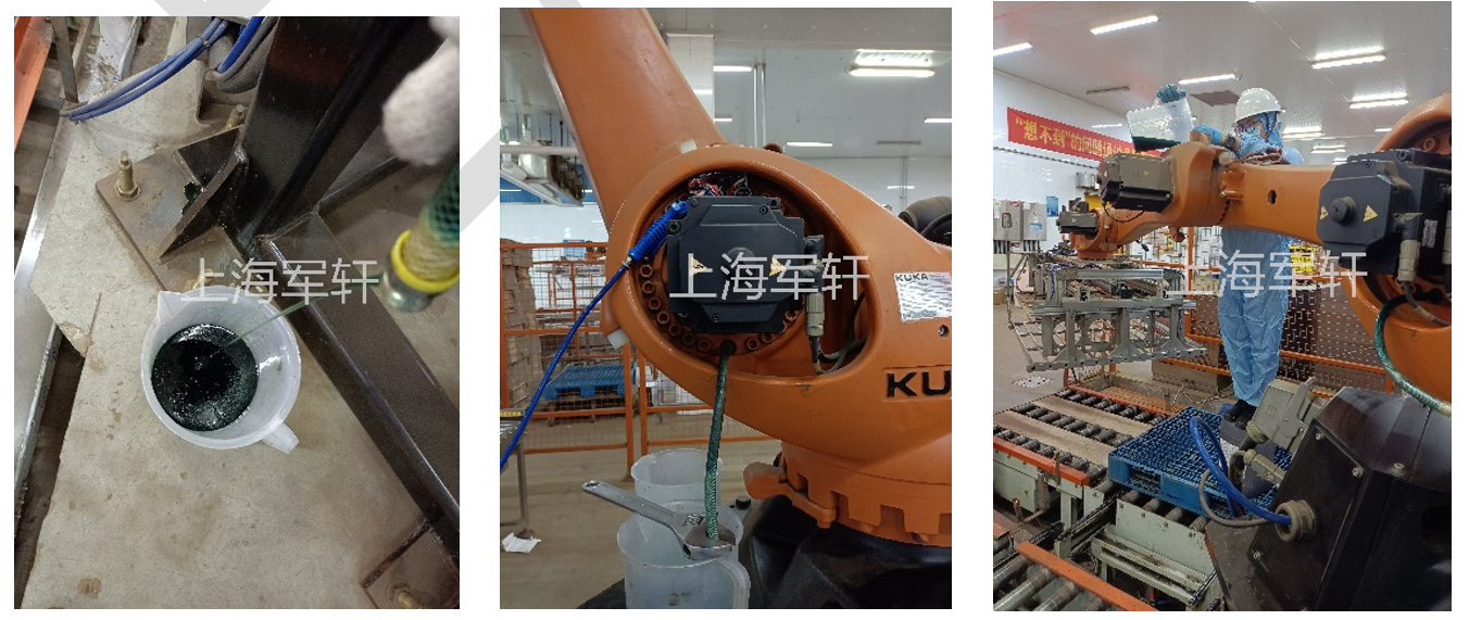 KUKA KR240 R3200 PA 保养，更换油脂